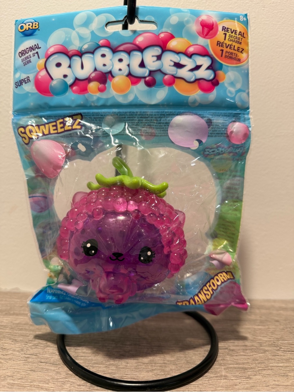 Bubbleezz Squeezez Purple Berry Squishy Kids Toy by ORB